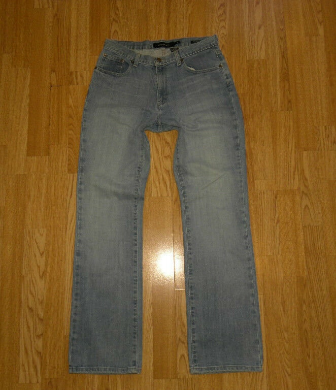 Vintage Superb Light Blue Denim Calvin Klein Zip Faded Bootcut Jeans Size W 30 L 32 Boho von NeringasVintageStore