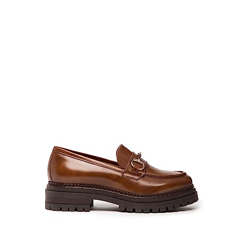 Mocassino in pelle fondo gomma altezza 4 cm von Nero Giardini