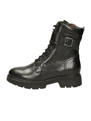 Nero Giardini I514763D Biker-Boots Für Damen Aus Leder - Schwarz 38 EU von Nero Giardini