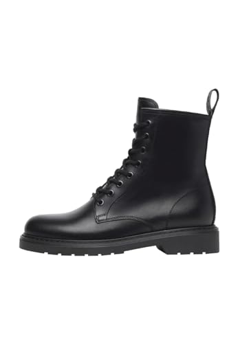 Nero Giardini I309183D Biker-Boots Für Damen Aus Leder - Schwarz 38 EU von Nero Giardini