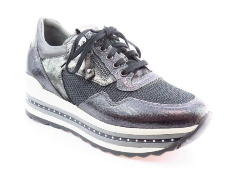 Nero Giardini Crack grigio inox Sneaker von Nero Giardini