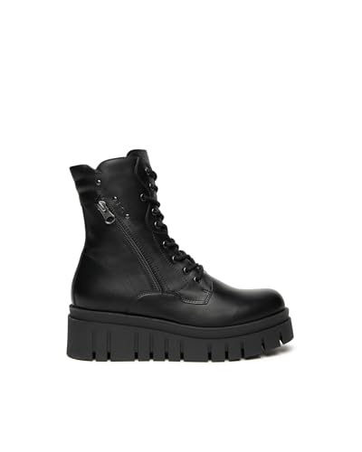 Nero Giardini I514915D Biker-Boots Für Damen Aus Leder - Schwarz 41 EU von Nero Giardini