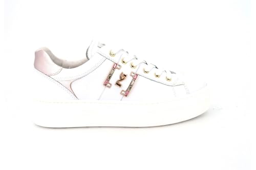 Nero Giardini E409967D Damen-Sneakers aus Leder, mehrfarbig, 40 EU von Nero Giardini