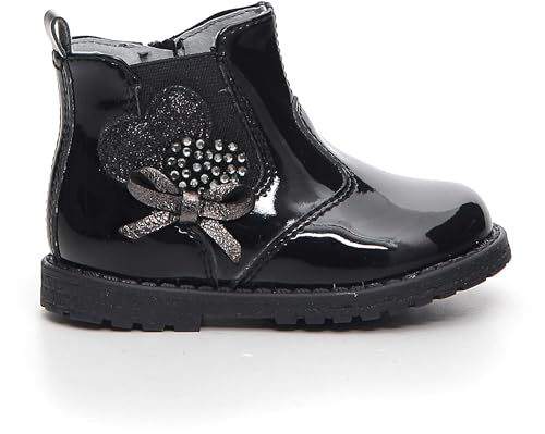 Nero Giardini I322571F Chelsea Junior Mädchenstiefel aus technischem Material, Schwarz , 24 EU von Nero Giardini