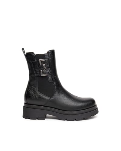 Nero Giardini I411948D Damen Chelsea-Stiefel aus Leder, Schwarz , 38 EU von Nero Giardini