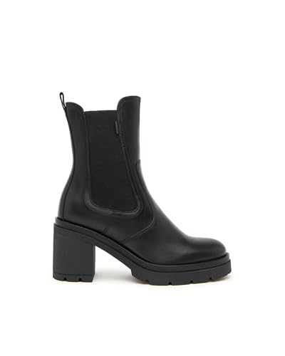 Nero Giardini I411960D Chelsea-Boots Aus Leder Für Damen - Schwarz 39 EU von Nero Giardini