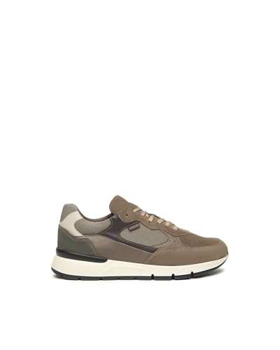 Nero Giardini I500871U Herrensneakers Aus Wildleder, Glattleder Und Canvas - Beige 42 EU von Nero Giardini