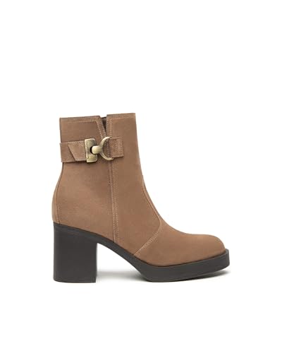 Nero Giardini I513892D Damenstiefeletten Aus Veloursleder - Braun 38 EU von Nero Giardini