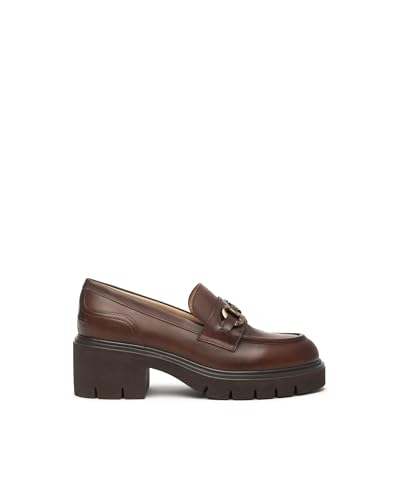 Nero Giardini I513981D Damen-Mokassins aus Leder, beige, 41W Nero Giardini I513981D Damen-Mokassins aus Leder, beige, 41W von Nero Giardini