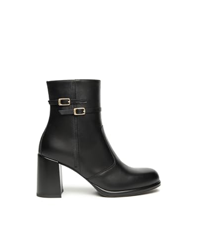 Nero Giardini I514322D Damen-Stiefeletten Aus Leder - Schwarz 36 EU von Nero Giardini