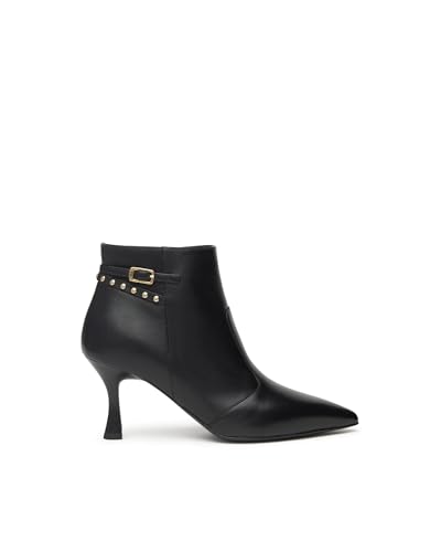 Nero Giardini I514481DE Damen-Stiefeletten Aus Leder - Schwarz 38 EU von Nero Giardini