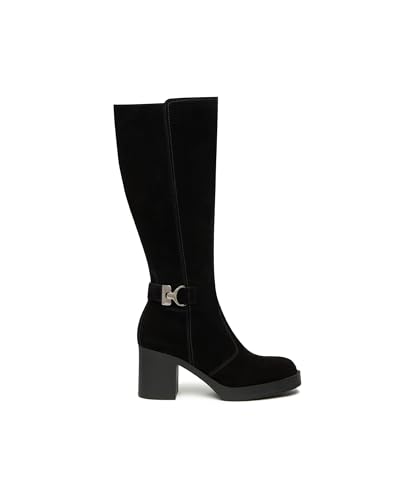 Nero Giardini I514660D Stiefel Für Damen Aus Veloursleder - Schwarz 40 EU von Nero Giardini