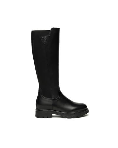 Nero Giardini I514765D Damenstiefel Aus Leder Und Gewebe - Schwarz 41 EU von Nero Giardini