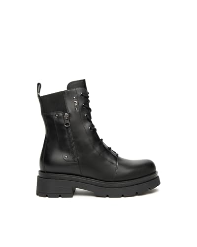 Nero Giardini I514783D Biker-Boots Für Damen Aus Leder - Schwarz 41 EU von Nero Giardini