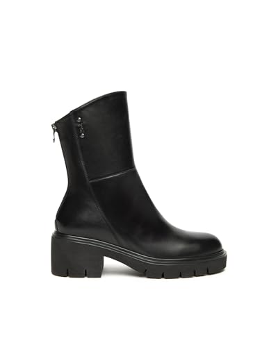 Nero Giardini I514818D Damen-Stiefelette Aus Leder - Schwarz 35 EU von Nero Giardini