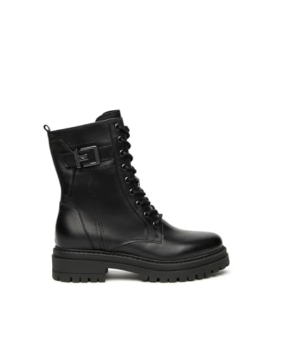 Nero Giardini I514833D Biker-Boots Für Damen Aus Leder - Schwarz 38 EU von Nero Giardini