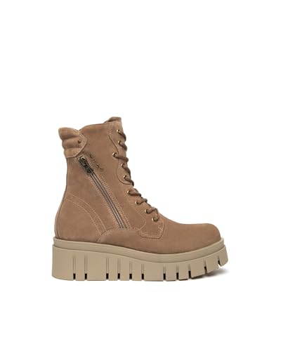 Nero Giardini I514911D Biker-Boots Aus Veloursleder Für Damen - Braun 36 EU von Nero Giardini