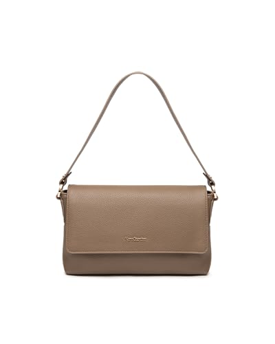 Nero Giardini I544085D Damen-Schultertasche aus technischem Material, walnuss, Medium von Nero Giardini