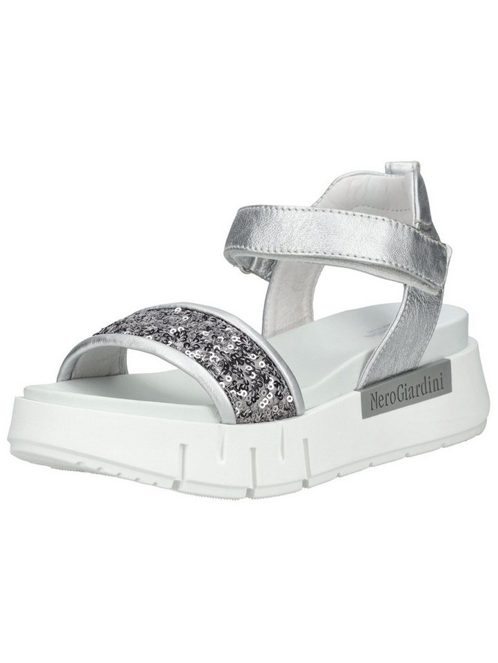 Nero Giardini Sandalen Lederimitat/Textil . Riemchensandalette von Nero Giardini