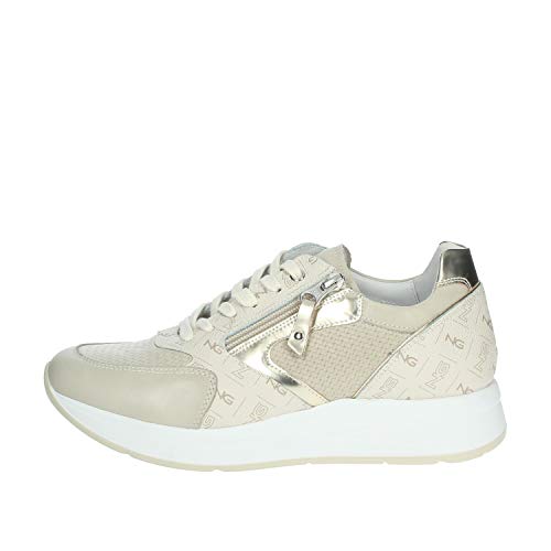 Nero Giardini Sneaker Schnürschuh beige 39 von Nero Giardini