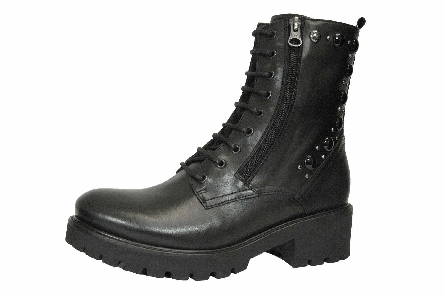 female Schnür-Stiefeletten schwarz Sparta 35 von Nero Giardini