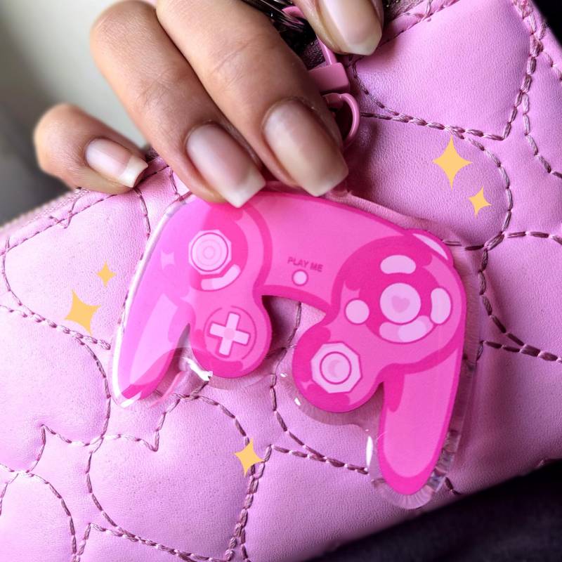 Gamecube-Controller Acryl-Schlüsselanhänger von NeroLution