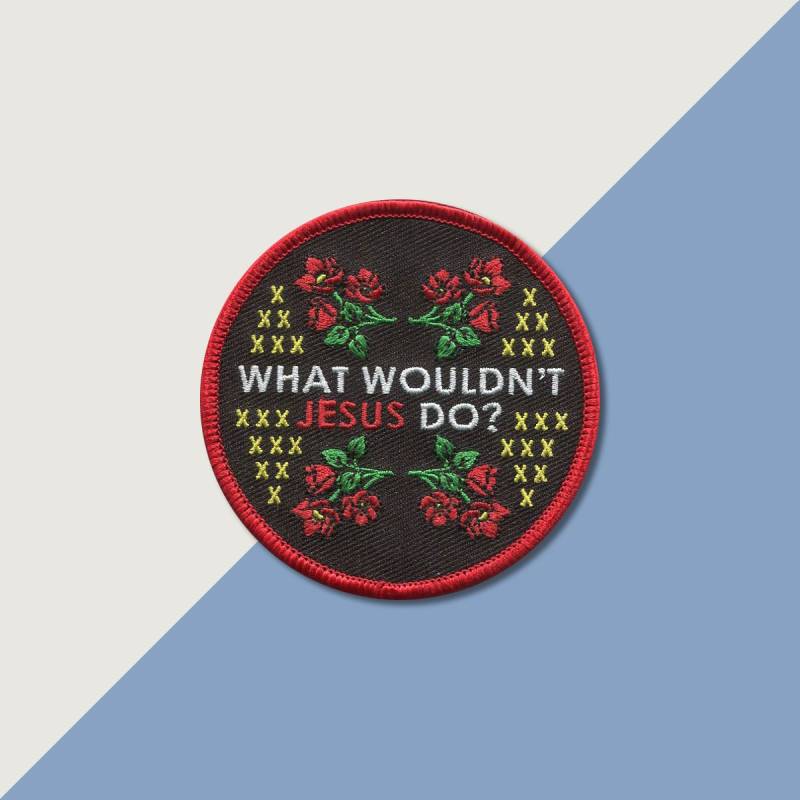 Wwjd Aufnäher | Punk Christian Zum Aufnähen Stickerei Für Jacken Tumblr Patch Süßer Religiöser Retro von NeroTurtle