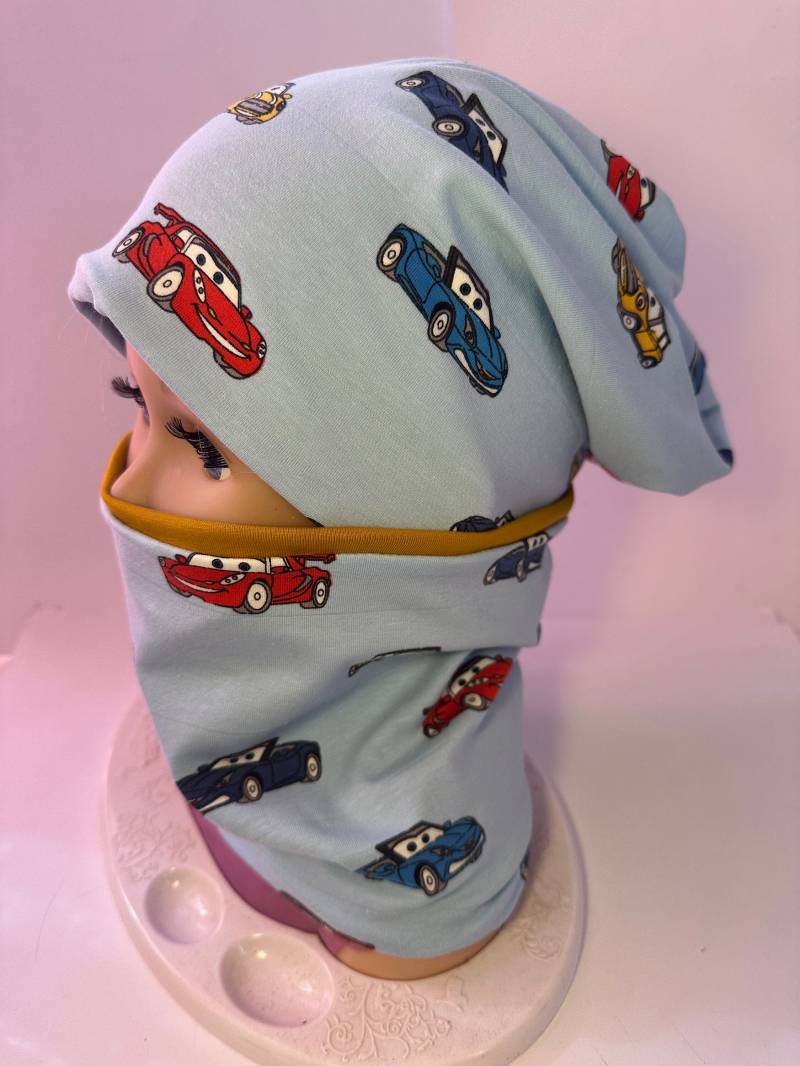 Beanie Mützen Set Für Jungs/Set Mit Loop/Wendemütze von NeroliDesigns