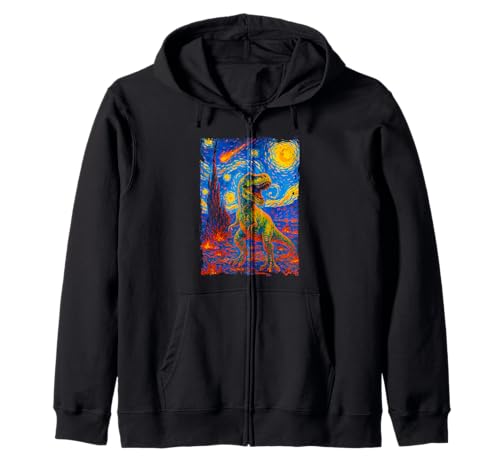 Dinosaurier T-Rex Retro Neuheit Männer Kinder Frauen Lustiger Dinosaurier Kapuzenjacke von Nerrrdy