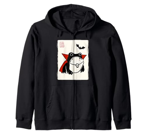 Grumpy Frog Vampir Männer Frauen Kinder Lustig Halloween Kapuzenjacke von Nerrrdy
