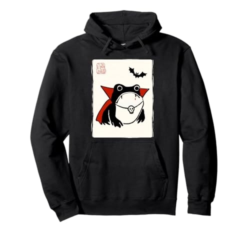 Grumpy Frog Vampir Männer Frauen Kinder Lustig Halloween Pullover Hoodie von Nerrrdy