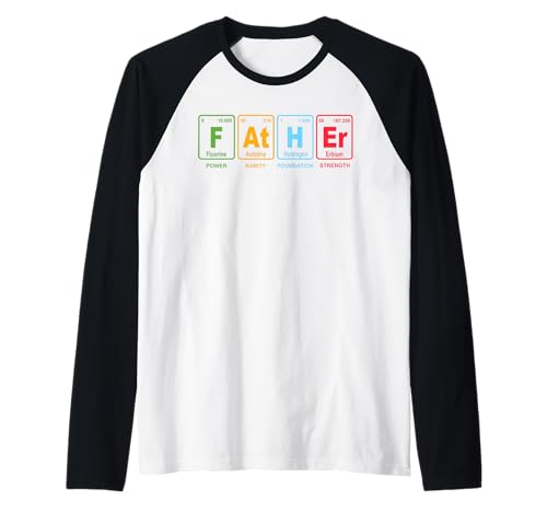 Herren Lustiger Vatertag Raglan von Nerrrdy