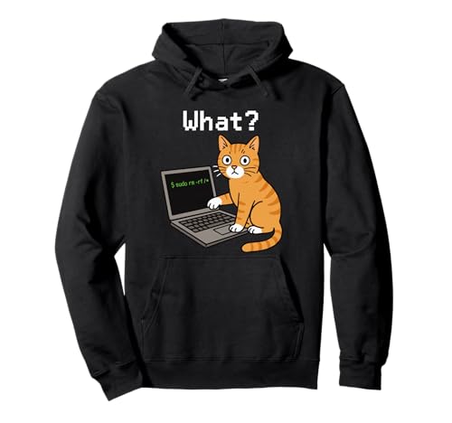 Informatik Meme Männer Frauen Kinder Lustige Katze Pullover Hoodie von Nerrrdy
