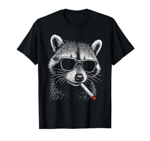 Coole Neuheit Männer Frauen Lustiger Waschbär T-Shirt von Nerrrdy