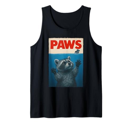 Niedliche Neuheit Männer Kinder Frauen Lustiger Waschbär Tank Top von Nerrrdy