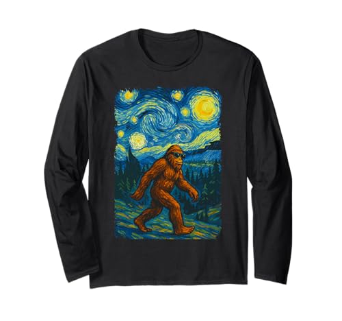 Outdoor Sasquatch Herren Damen Kinder Lustiger Bigfoot Sasquatch Langarmshirt von Nerrrdy