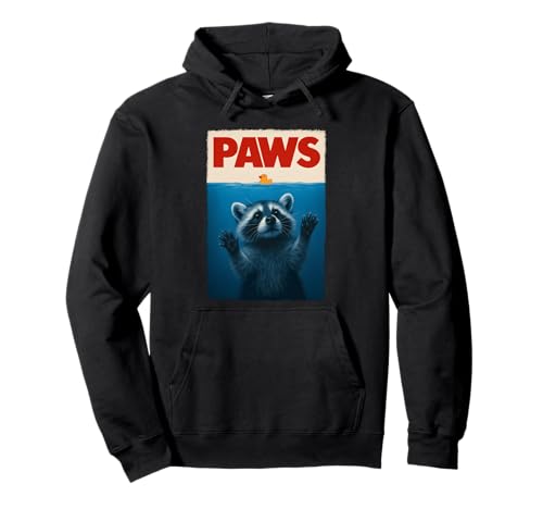 Paws Waschbär Mülleimer Retro Männer Kinder Frauen Lustiger Waschbär Pullover Hoodie Paws Waschbär Mülleimer Retro Männer Kinder Frauen Lustiger Waschbär Pullover Hoodie von Nerrrdy