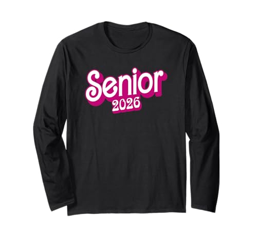 Retro Klasse von 2026 Senior Männer Frauen Lustige Senioren 2026 Langarmshirt Retro Klasse von 2026 Senior Männer Frauen Lustige Senioren 2026 Langarmshirt von Nerrrdy