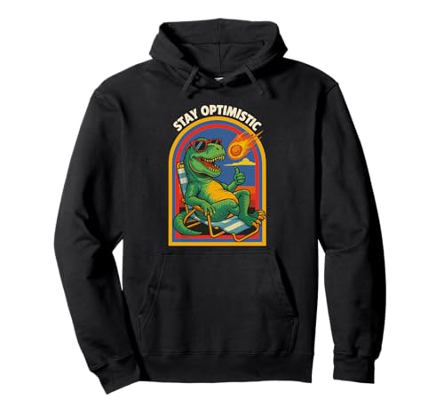 Sarkastischer T-Rex Asteroid Männer Frauen Kinder Lustiger Dinosaurier Pullover Hoodie von Nerrrdy