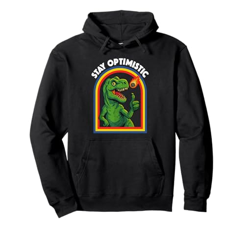 Sarkastischer T-Rex Asteroid Männer Frauen Kinder Lustiger Dinosaurier Pullover Hoodie von Nerrrdy