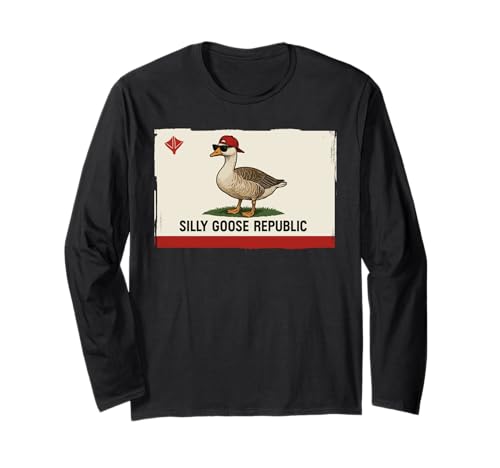 Silly Goose California Novelty für Herren, Damen und Kinder, lustige Gans Langarmshirt Silly Goose California Novelty für Herren, Damen und Kinder, lustige Gans Langarmshirt von Nerrrdy
