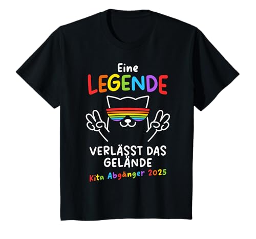 Kinder Kita Abgänger 2025 T-Shirt von Nertees - Kindergarten Abschluss