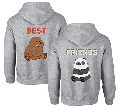 Best Friends Pullover für Zwei Mädchen Couple Bär Beste Freunde Hoodie für 2 Sister Freundin Schwester Freundschafts Shirt Damen Pulli BFF Geschenke 2 Stück Best Friends Pullover für Zwei Mädchen Couple Bär Beste Freunde Hoodie für 2 Sister Freundin Schwester Freundschafts Shirt Damen Pulli BFF Geschenke 2 Stück von Nest Home