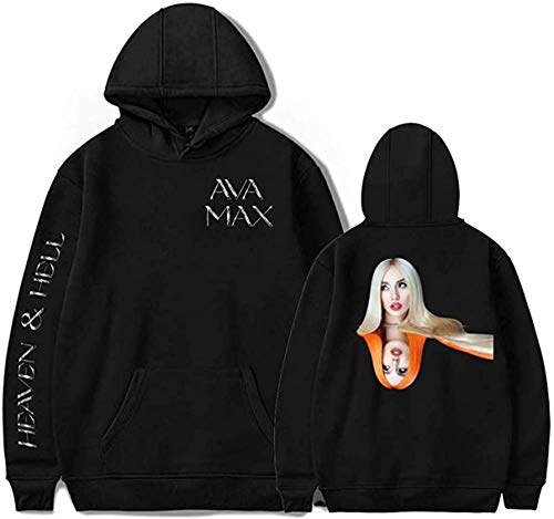 Nest Home AVA Max Merch Heaven & Hell Hoodie Sweatshirt Damen Herren Fans Hip Hop Hoodie Kleidung von Nest Home