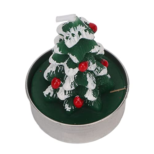3 Stück Weihnachtskerzen, Teelichter, Geschenke Für Weihnachten, Weihnachtsbaum-Teelichter, Für Schlafzimmer-Party-Tischdekorationen von NestNiche