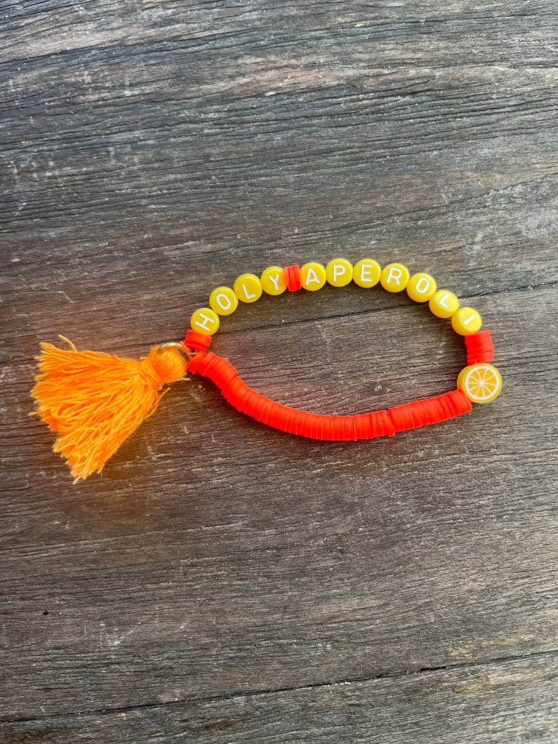 Aperol Spritz Armbänder Holy Aperoli Aperol Spritz Armbänder Holy Aperoli von NesthaekchenDE