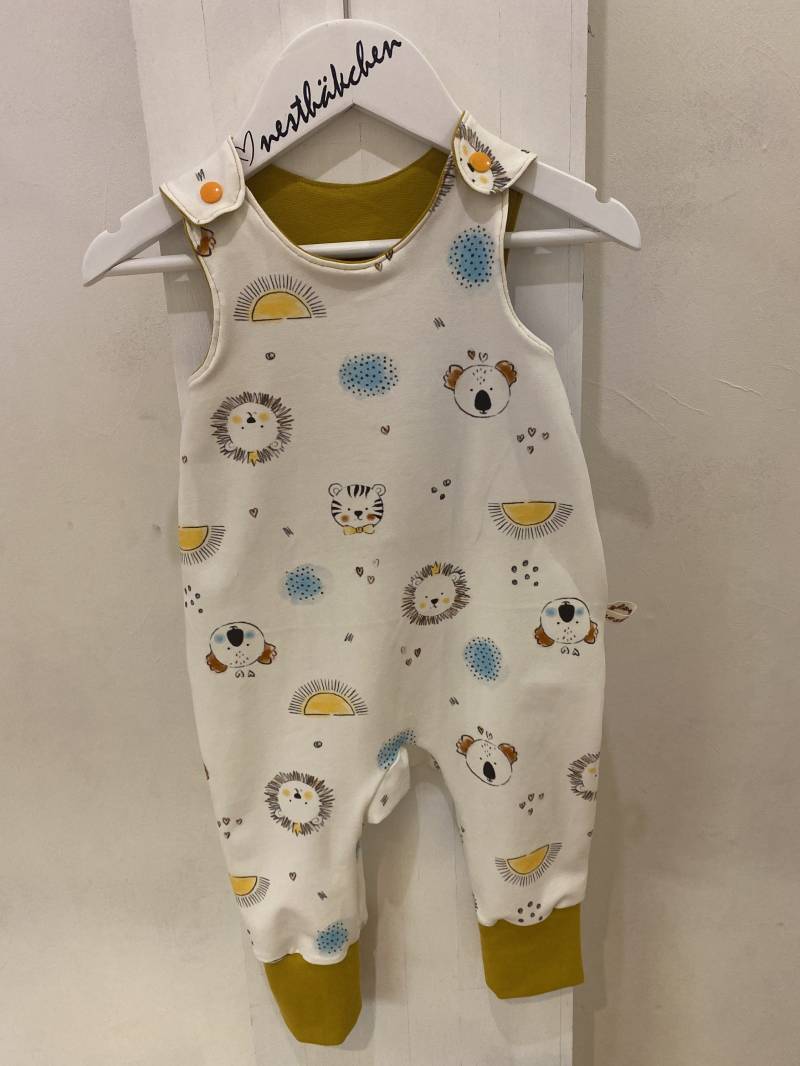 Romper Strampler Jumpsuit 68 Mit Tieren von NesthaekchenDE