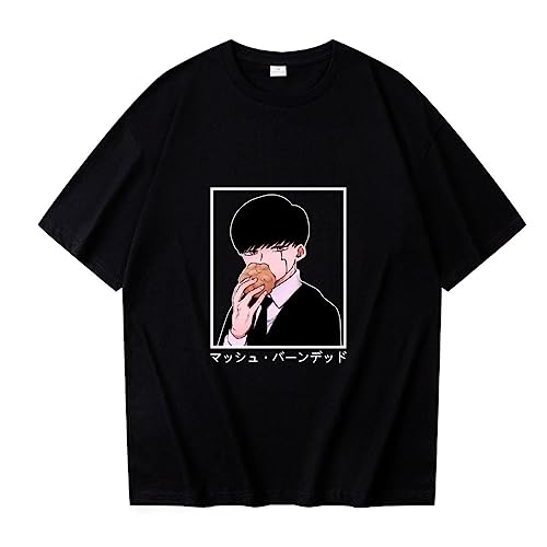 Nesthome Japanisches Anime Mashle Magic and Muscles T-Shirt Herren Manga Mashle Grafik Sommer T-Shirt Casual T-Shirt Streetwear Top von Nesthome