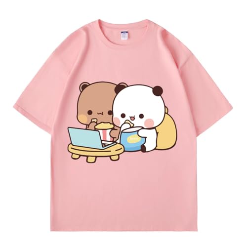 Nesthome Panda Bear Hug Bubu and Dudu Kawaii Valentines Days Funny Gift Unisex T-Shirt Summer T-Shirts von Nesthome