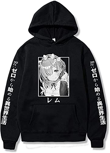 Nesthome Re:Life in a Different World from Zero Rem Merch Casual Fashion Anime Kapuzenpullover Unisex Hoodies Nesthome Re:Life in a Different World from Zero Rem Merch Casual Fashion Anime Kapuzenpullover Unisex Hoodies von Nesthome